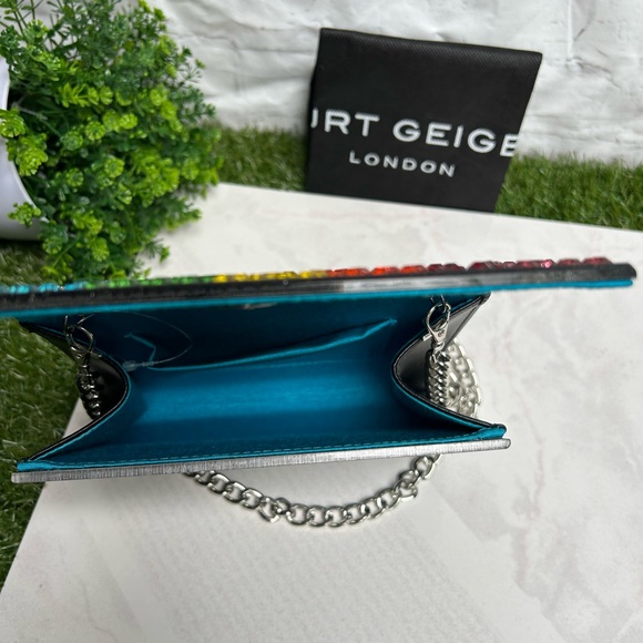 Crystal Embellished Party
Clutch/Color: Charcoal 
Kurt Geiger London
$120 NEW - Picture 11 of 16